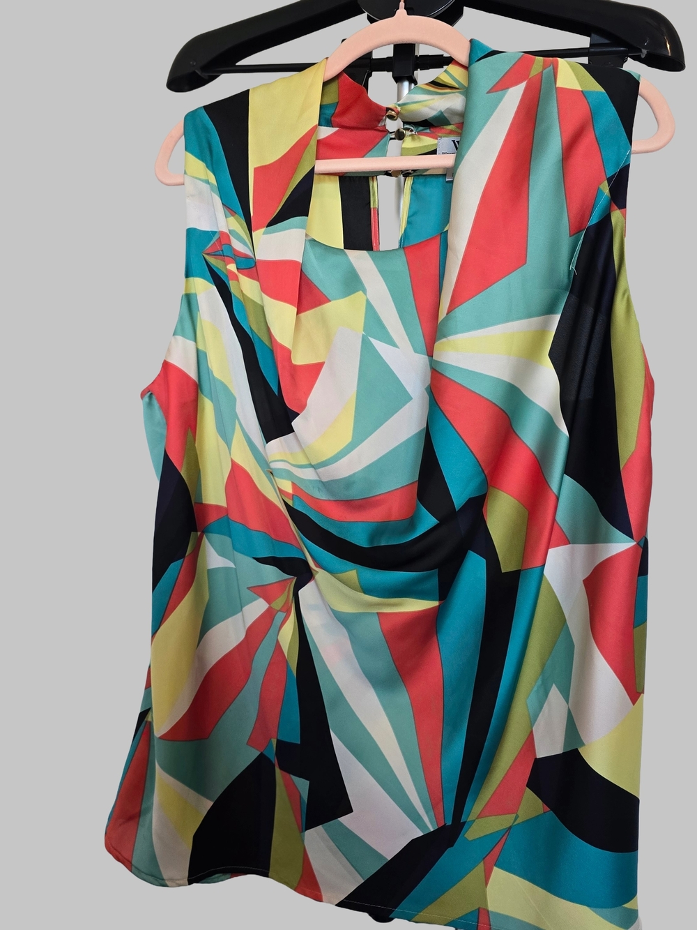 Worthington Woman Geometric Sleeveless Top – Size 1X